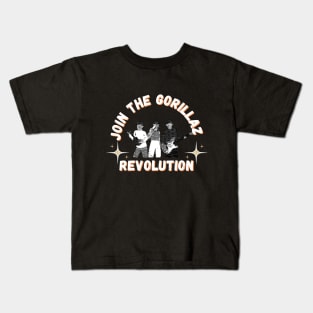 Join the Gorillaz Revolution Kids T-Shirt